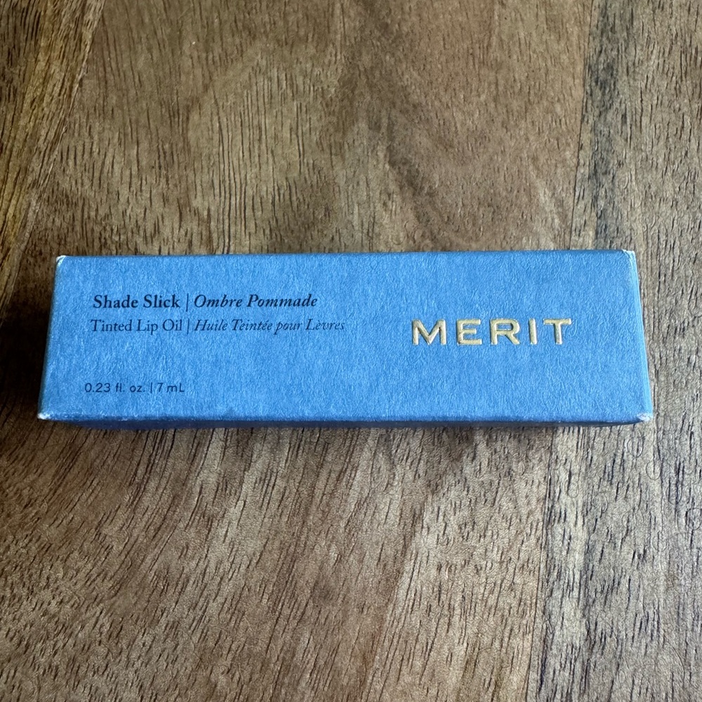 MERIT Shade Slick Tinted Lip Oil - Blue